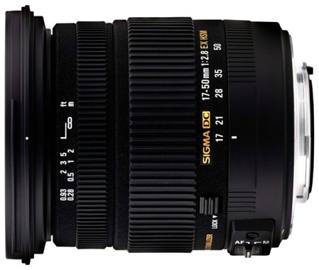  Sigma AF 17-50mm f/2.8 EX DC OS HSM Canon EF-S